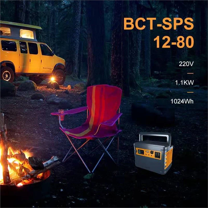 Zonne-energiesysteem van 1 kWh met USB-type-C