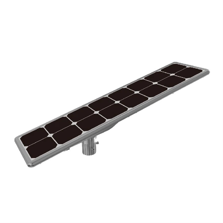 Blauw koolstof Hoog licht Zonne -energie Road Lighting IP 65 100 W All in één Solar LED Street Light