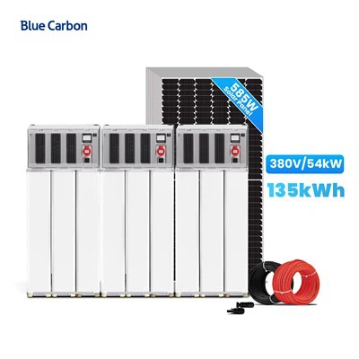 135 kW industriële driefasige zonne-energiesystemen